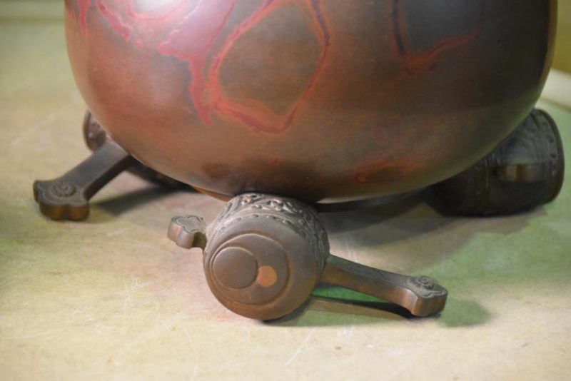 Japanese Bronze Murashido Usubata Vase - Image 4