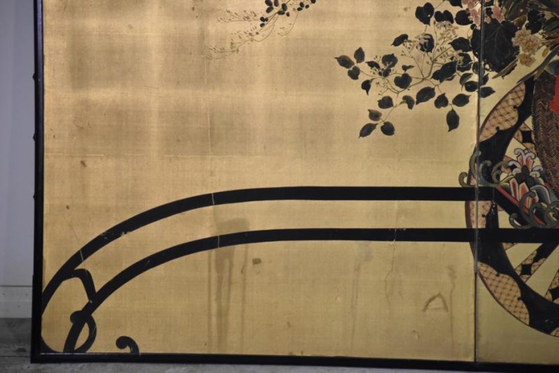 Japanese Ikebana Flower Cart Screen - Image 16