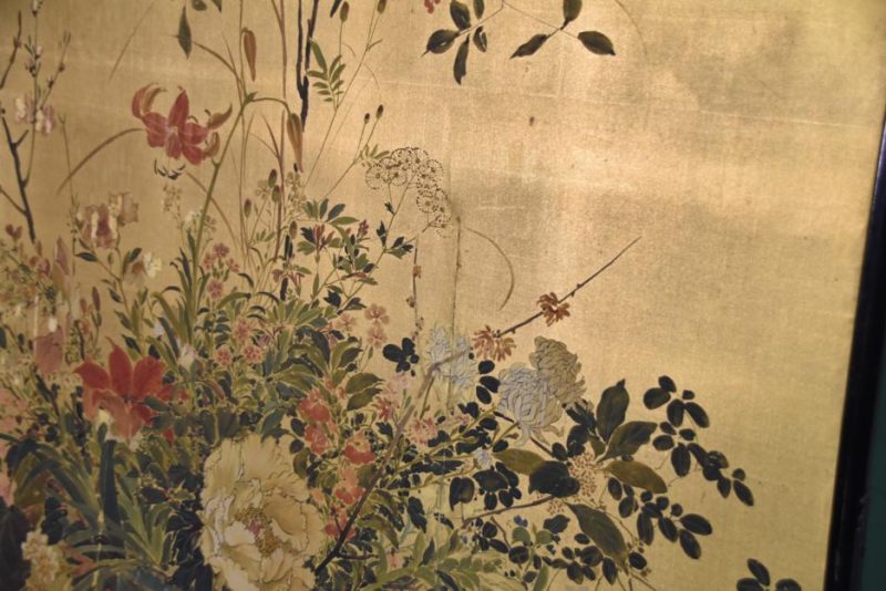 Japanese Ikebana Flower Cart Screen - Image 7