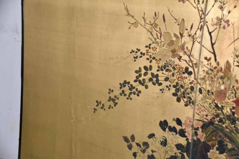 Japanese Ikebana Flower Cart Screen - Image 6