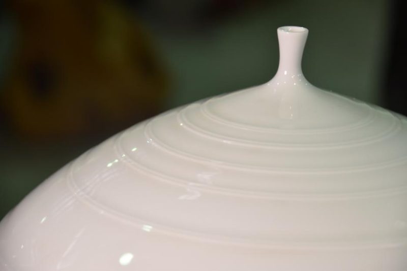 Japanese Hakuji (White Celadon) Vase - Image 2