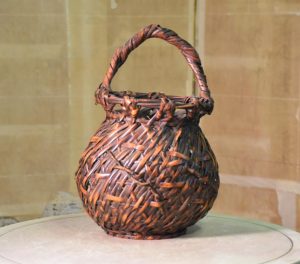 Bamboo Ikebana Basket