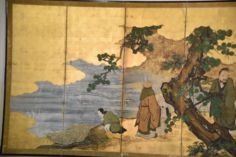 Japanese Kano School Edo Period Screen - Image 15