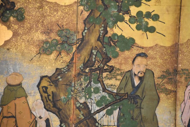 Japanese Kano School Edo Period Screen - Image 14
