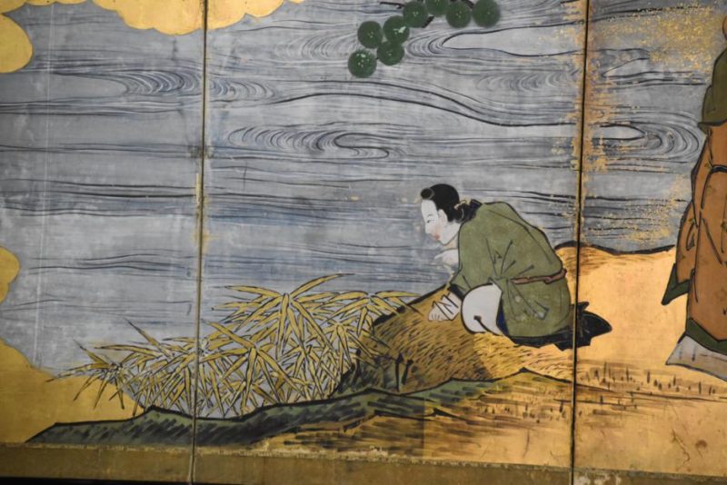 Japanese Kano School Edo Period Screen - Image 13