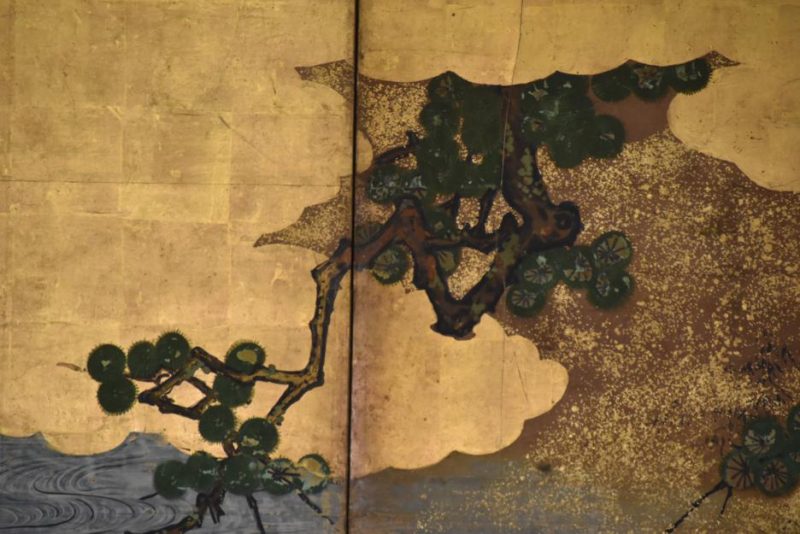 Japanese Kano School Edo Period Screen - Image 11