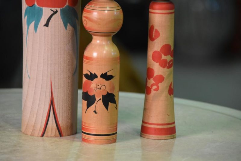 3 Unusual Japanese Kokeshi Dolls - Image 7