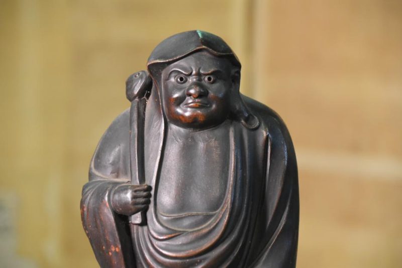 Japanese Bizen Ware Daruma San