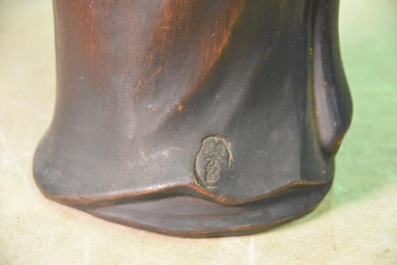 Japanese Bizen Ware Daruma San - Image 6