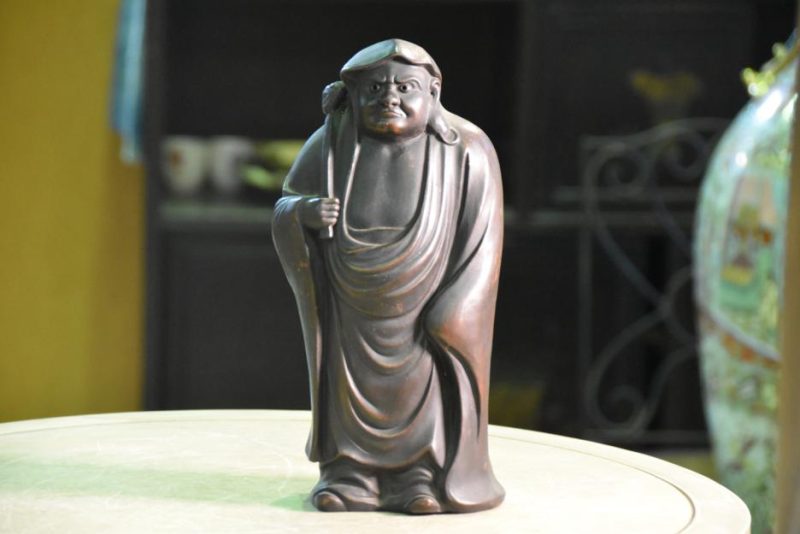 Japanese Bizen Ware Daruma San - Image 3
