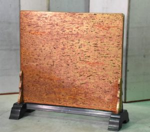 Japanese Wakasa Lacquer Screen