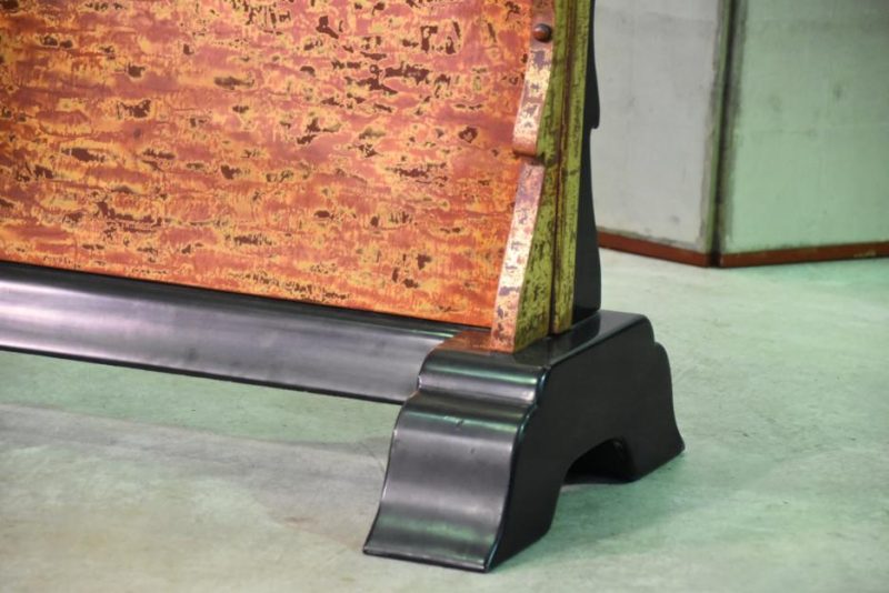 Japanese Wakasa Lacquer Screen - Image 10