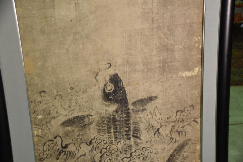 Edo Period Leaping Koi Painting - Image 3