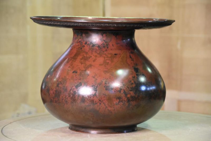 Japanese Bronze Murashido Usubata Vase - Image 16