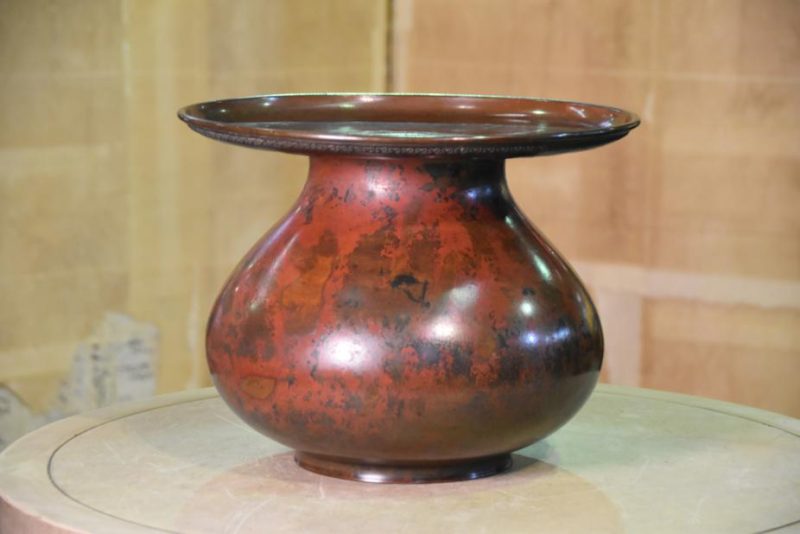 Japanese Bronze Murashido Usubata Vase - Image 15