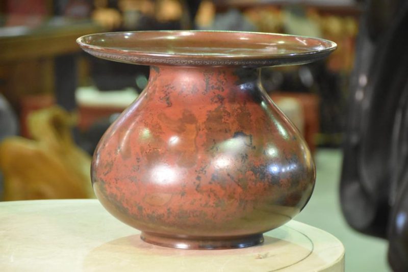 Japanese Bronze Murashido Usubata Vase - Image 3