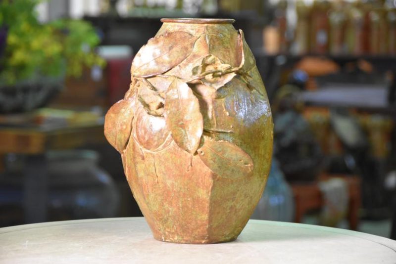 Japanese Bronze Persimmon Vase - Image 8