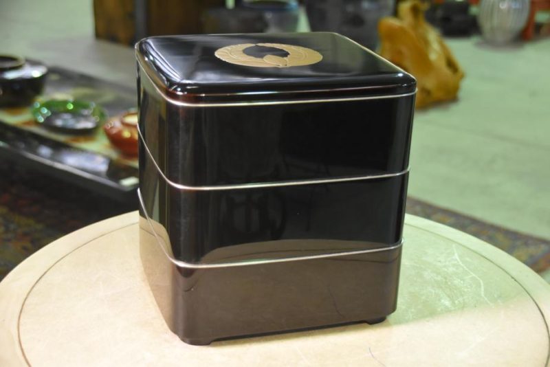 Japanese Lacquered Jubako (Stacking Box)