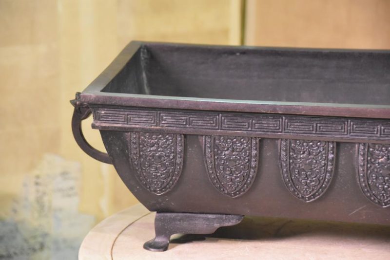 Japanese Bronze Flower Vase - Image 11