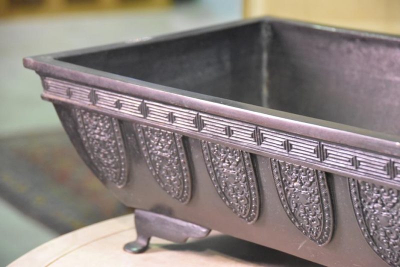 Japanese Bronze Flower Vase - Image 9