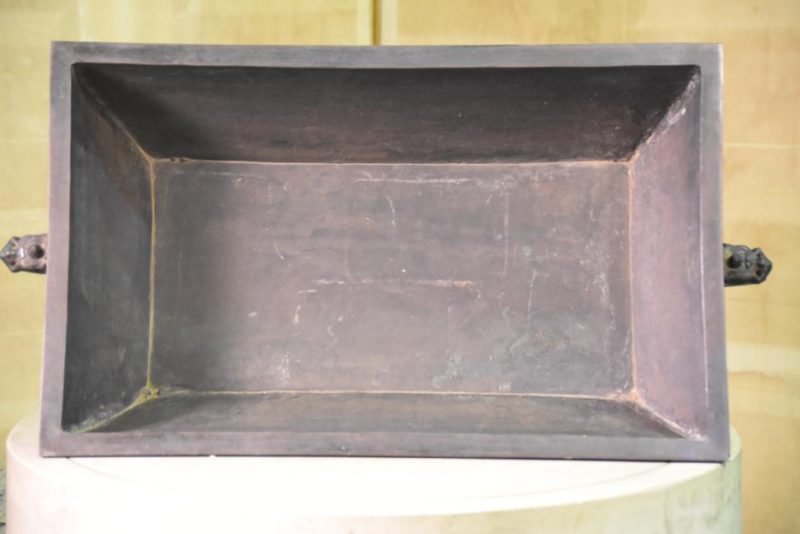 Japanese Bronze Flower Vase - Image 6