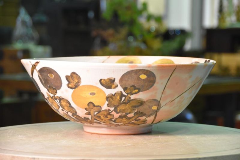 Kyoyaki Pottery Bowl - Image 11