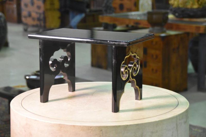 Lacquered Wooden Shrine Stand - Image 9