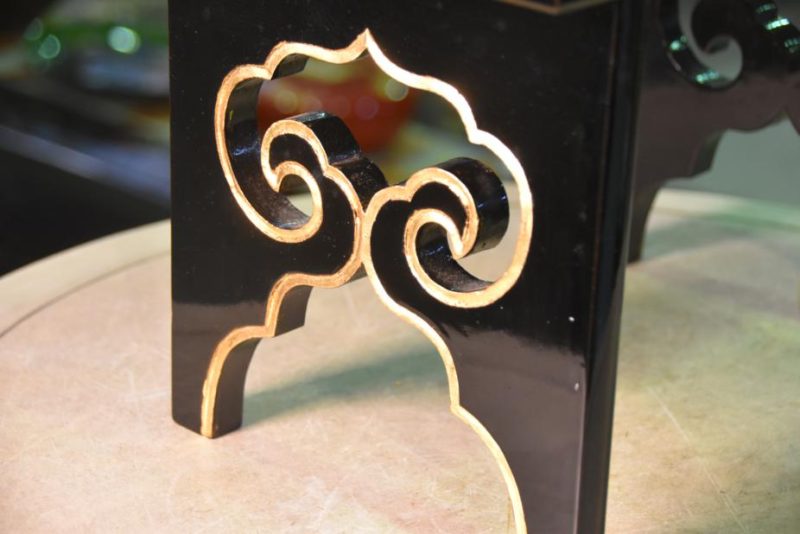 Lacquered Wooden Shrine Stand - Image 2