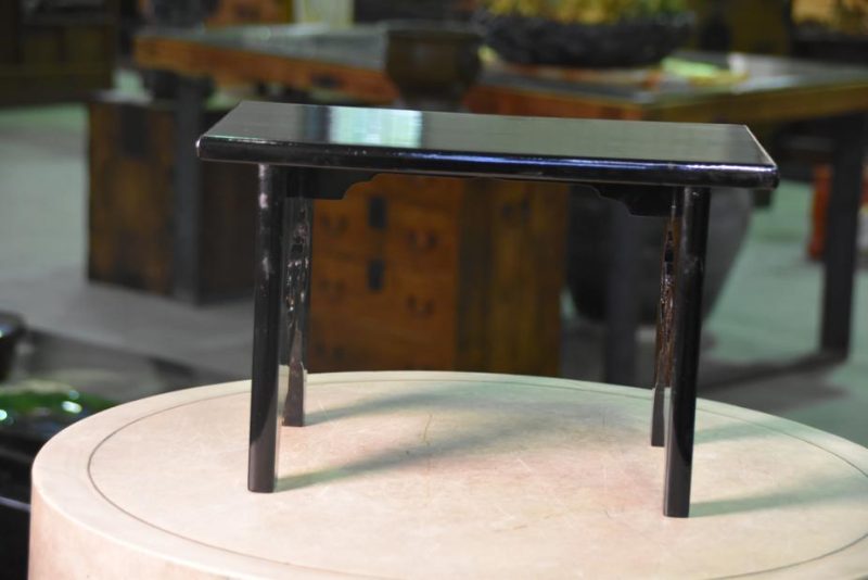 Lacquered Wooden Shrine Stand - Image 5