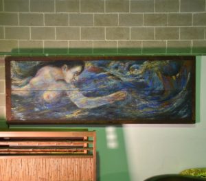 1930's Mermaid Painting