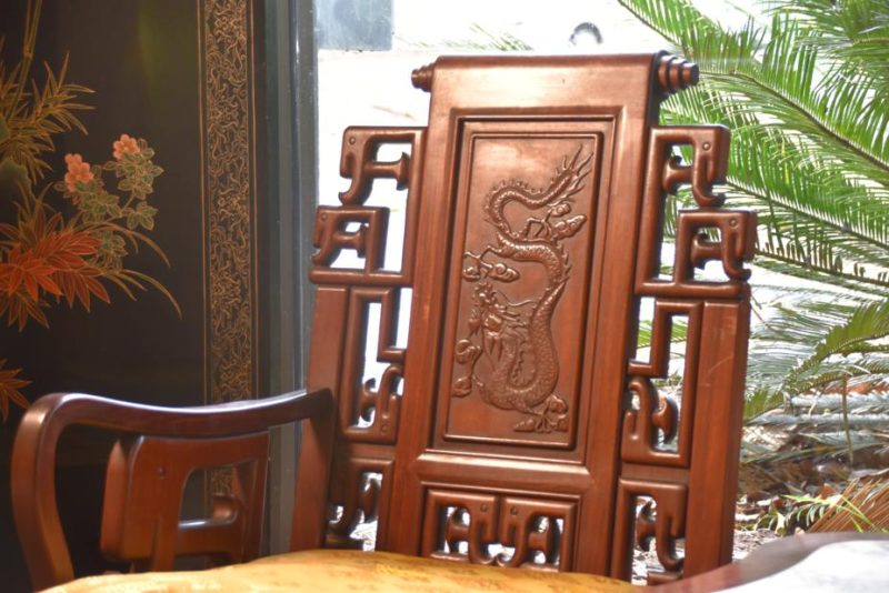Chinese Table and Chairs - Image 7