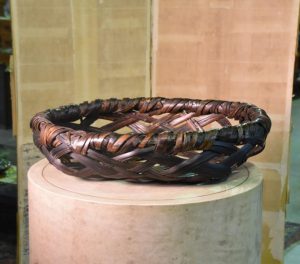 Japanese Ikebana Bamboo Basket