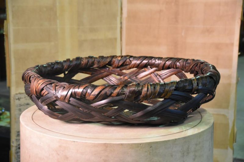 Japanese Ikebana Bamboo Basket - Image 2