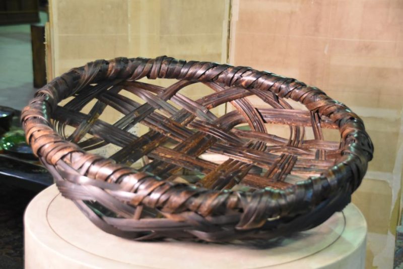 Japanese Ikebana Bamboo Basket - Image 9