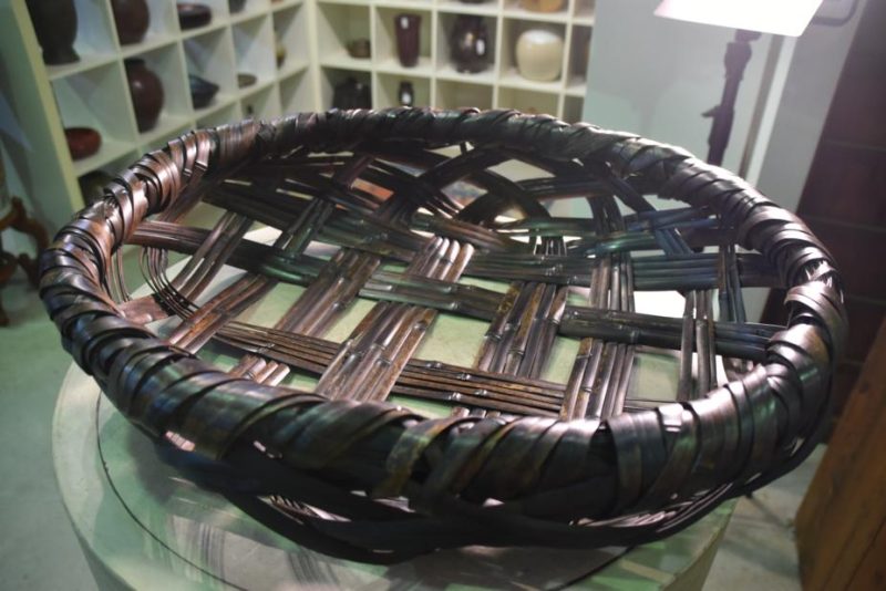 Japanese Ikebana Bamboo Basket - Image 8
