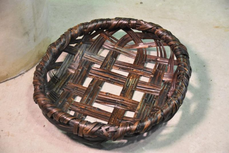 Japanese Ikebana Bamboo Basket - Image 6