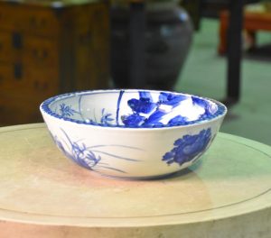 Japanese Blue and White Bowl