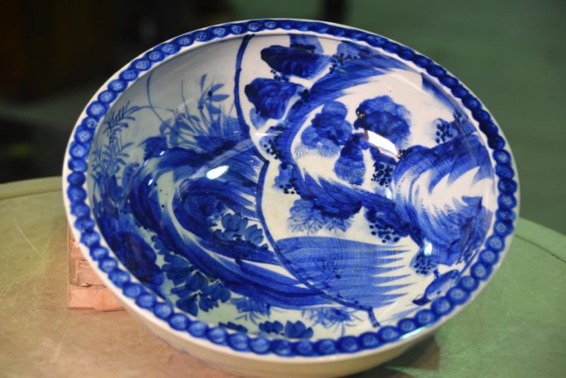 Japanese Blue and White Bowl - Image 7