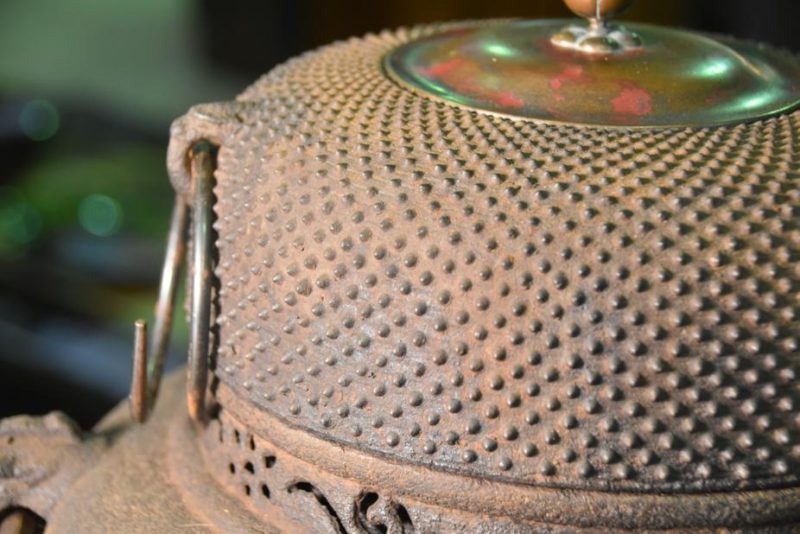 Japanese Cast Iron Chagama (Brazier and Kettle) - Image 12