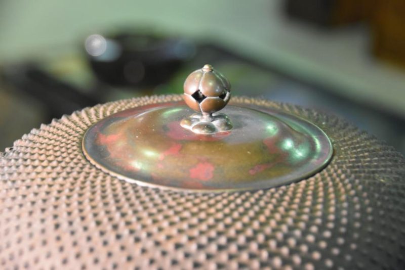Japanese Cast Iron Chagama (Brazier and Kettle) - Image 10