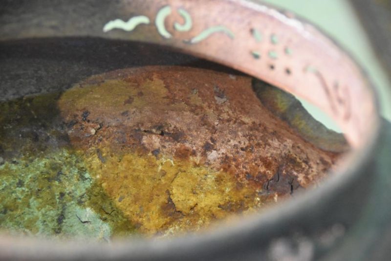 Japanese Cast Iron Chagama (Brazier and Kettle) - Image 6