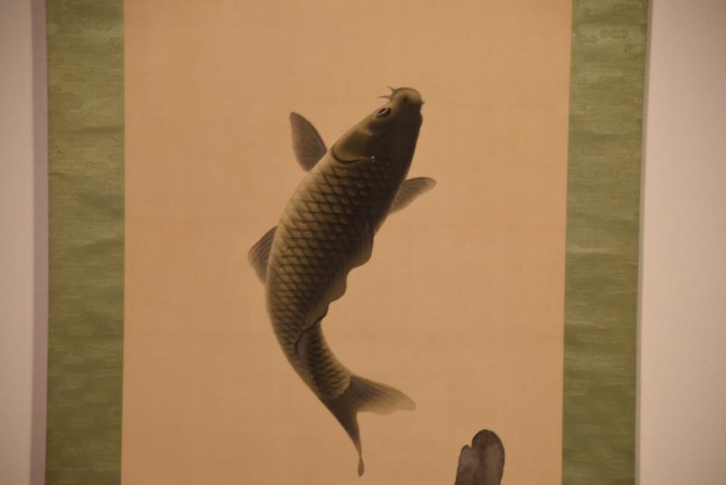 Japanese Leaping Koi Scroll - Image 16