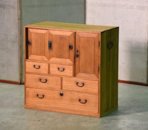 Small Vintage Japanese Chest