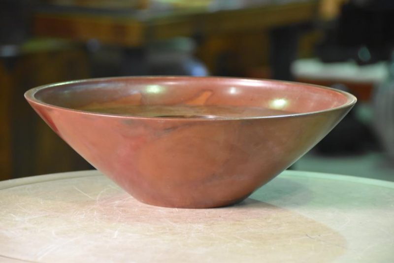 Japanese Bronze Ikebana Vase - Image 11