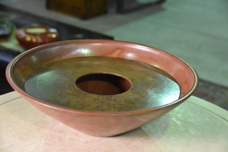 Japanese Bronze Ikebana Vase - Image 8