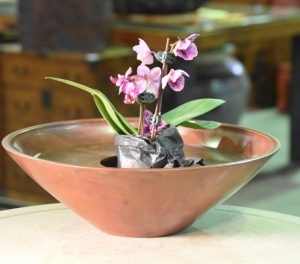Japanese Bronze Ikebana Vase