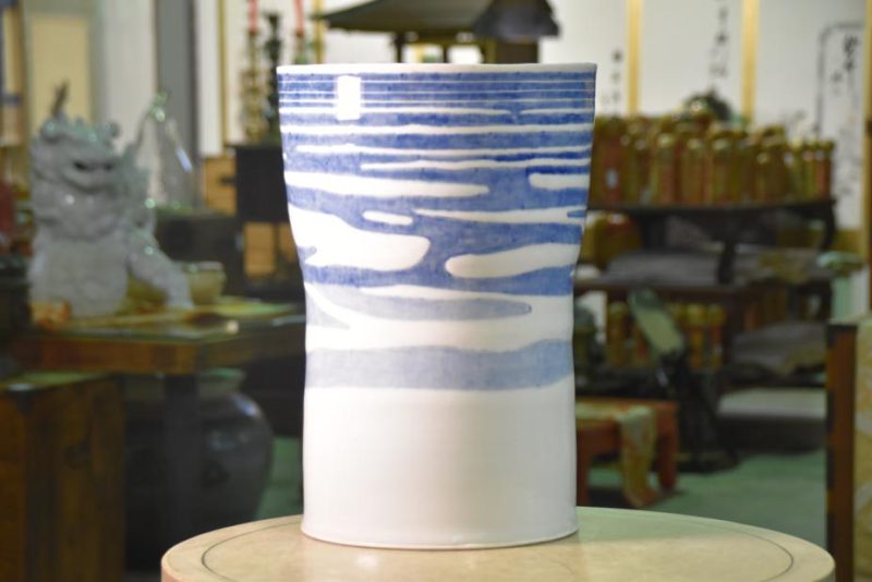Japanese Contemporary Hakuji Vase - Image 15