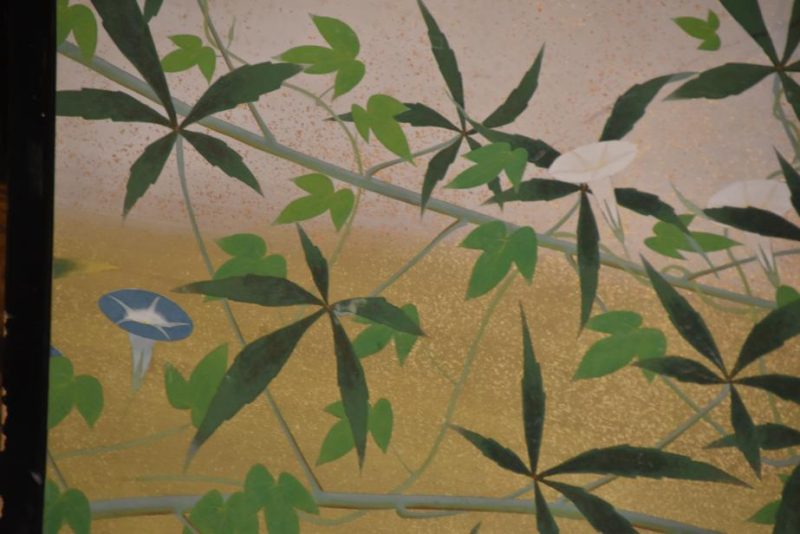 Japanese Crane Two Panel Screen - Image 10