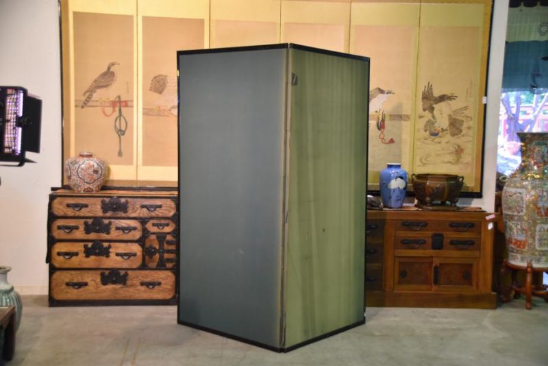 Japanese Crane Two Panel Screen - Image 16