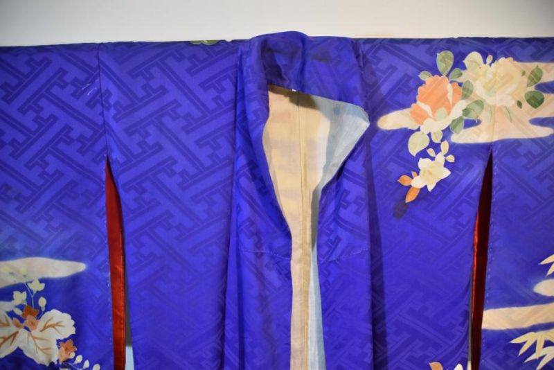Japanese Silk Jacquard Tomesode Kimono - Image 6
